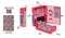 Badger Basket Home & Go Dollhouse Playset Travel & Storage Case with Bed/Bedding for 12-inch Fashion Dolls - Pink/Multi
